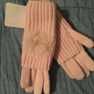 Pink gloves